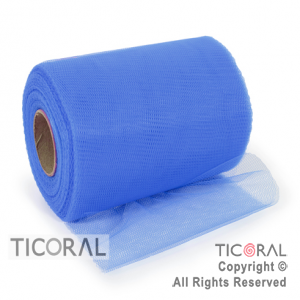 CINTA DE TUL AZUL 14cm x 50mts x 1